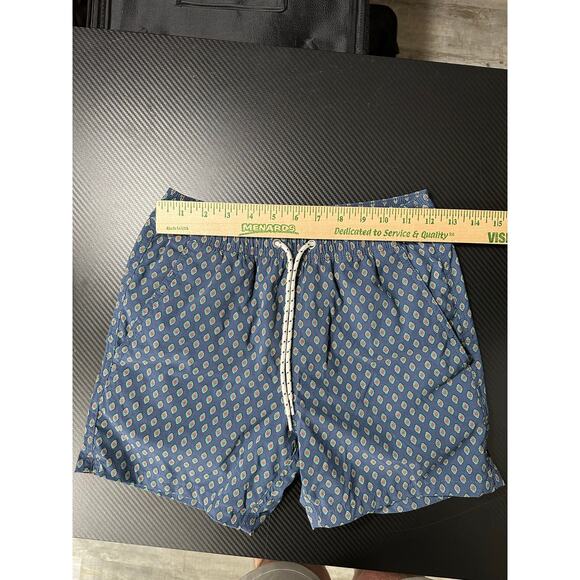 J.Crew 5" Stretch Swim Trunk Geometric Print with ECONYL Nylon Size XS Mens - Picture 4 of 13